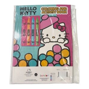 Hello Kitty Coloring & Activity Book with Crayons – New
